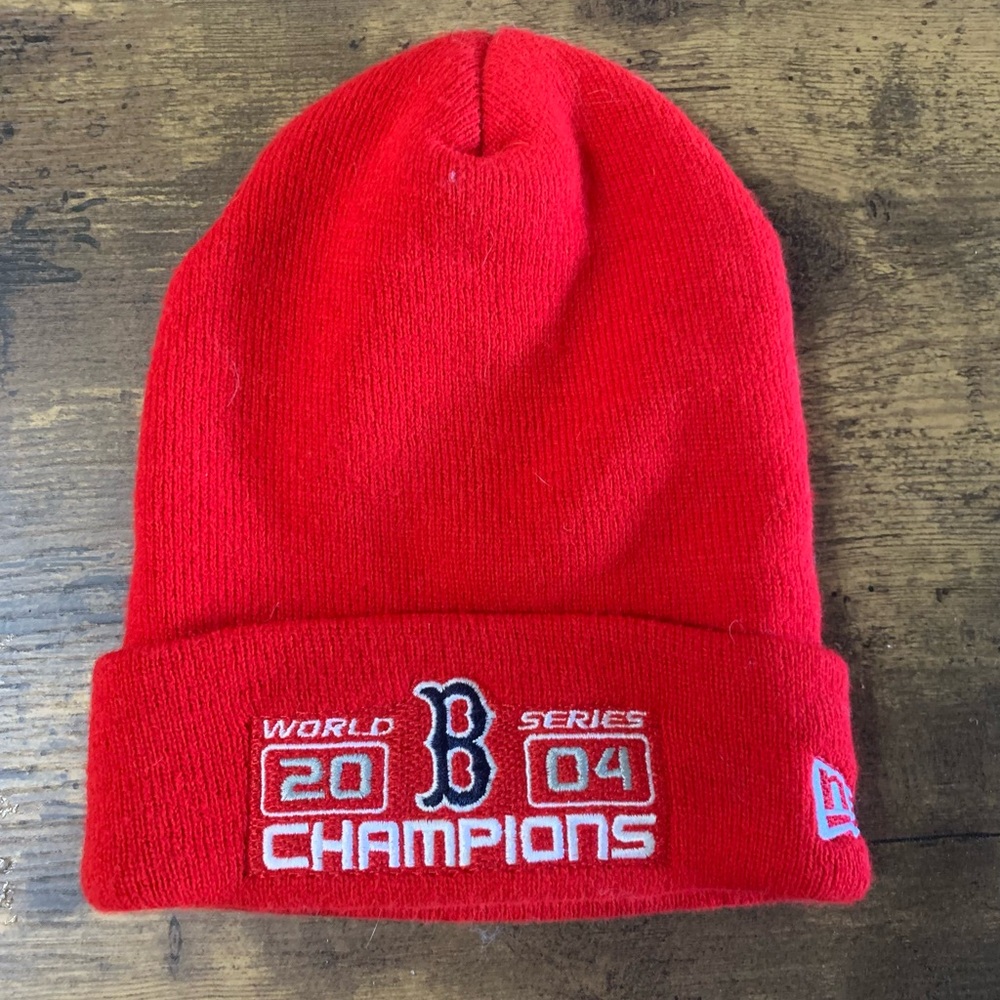 Boston Red Sox 2004 World Series Champions Beanie